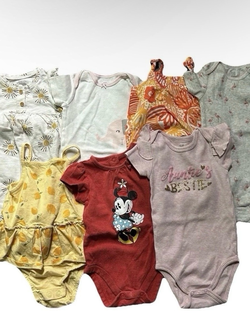 Baby Toddler Girl Summer Clothes Bodysuits Dresses Rompers Size 12-18 Months